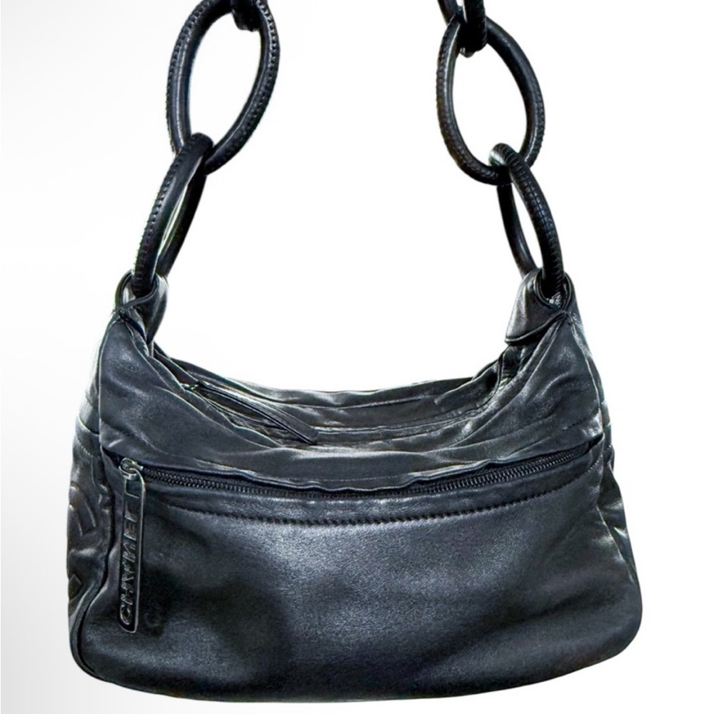 🔥SALE 🔥 EUC Chanel 9th series Lambskin Leather Ring Handle Hobo-Full Inclusion